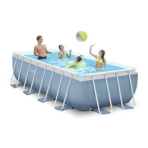 Eckige Metallrahmen Pools
