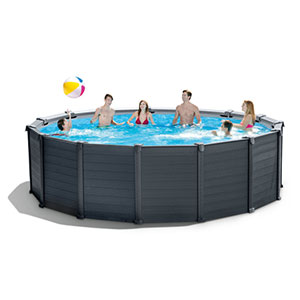 Runde Metallrahmen Pools